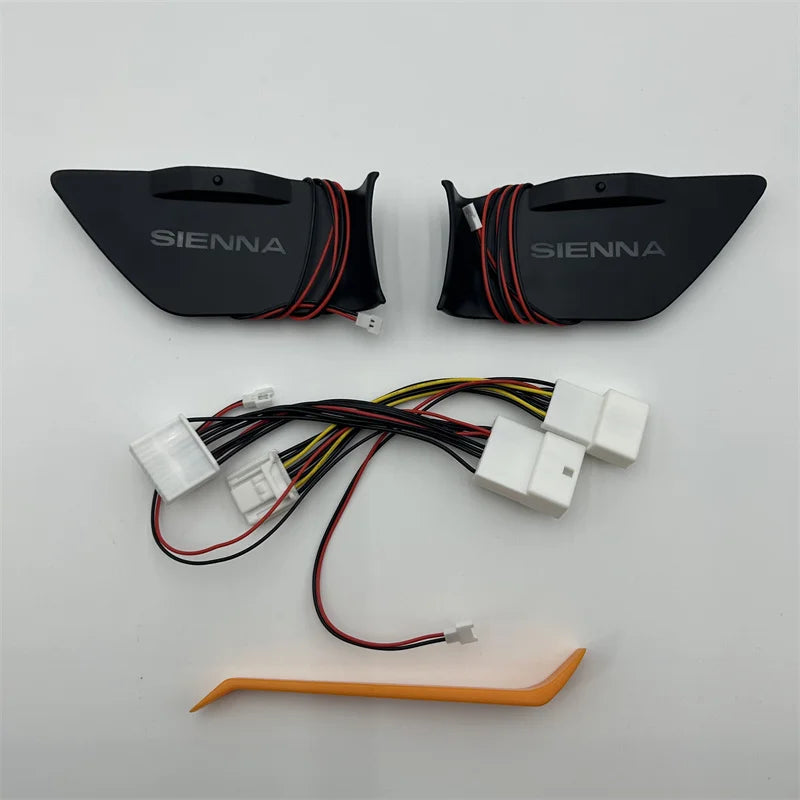 For Toyota Sienna 2021-2025 2PCS Car Door Bowl Atmosphere Light Led Color Gradual Changing Door Armrest Ambient Light
