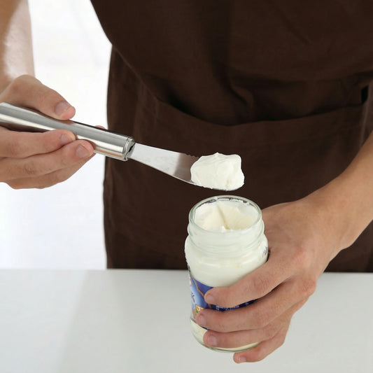 1Pcs Iron Spatula Durable for Cream Butter Jam Batter Mixing Scraping Baking Kitchen Tool