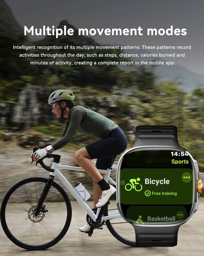 M99 Mini New Package 2.29inch Amoled Smartwatch 5G LTE Android 13.0 Smart Watch With Touch ID Fingerprint unlock GPS WIFI Sim