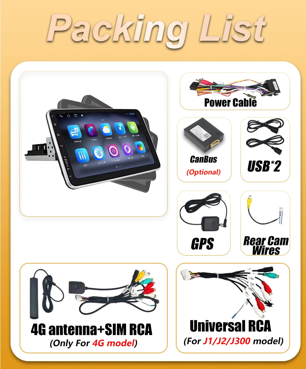 Android 15 1 DIN Screen Universal 9 10 inch Car Stereo CarPlay Car Radio Android Auto GPS Multimedia Player WiFi Player QLED BT