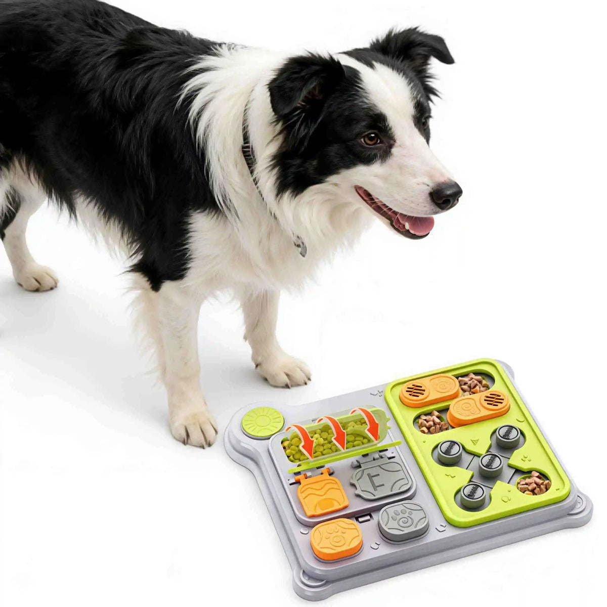 Rectangular Dog Puzzle Feeder - IQ Training Treat Dispenser – photo 7