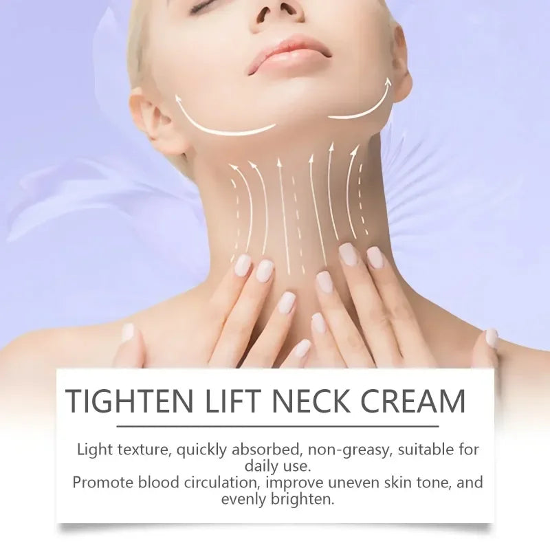 Tighten Lift Neck Cream Firming Lifting Brightens Eliminate Neck Fine Lines Neck Remove Double Chin Rejuvenation Cream Skin Care