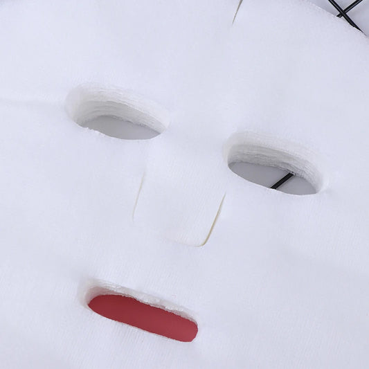 100 Pcs Disposable Face Mask Sheet Paper - Soft Breathable DIY Beauty Tool - photo 5