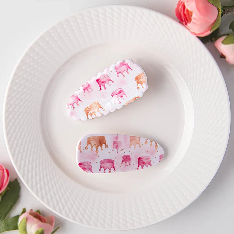 1PC Various Styles Geometric Shape Flower Tile Pattern Polymer Clay Mould Hairpin Embossing Clay Mold Jewelry Making Clay Tools