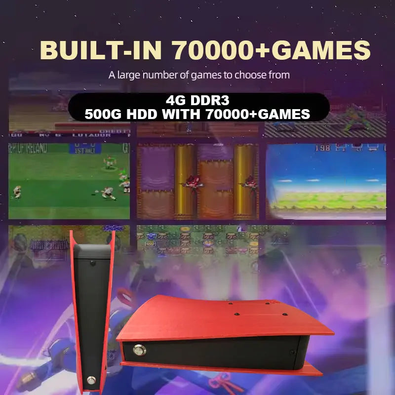X2 Batocera Game Console — i3 CPU, 1TB, 60+ Emulators, 4K HD TV, Wireless Controller