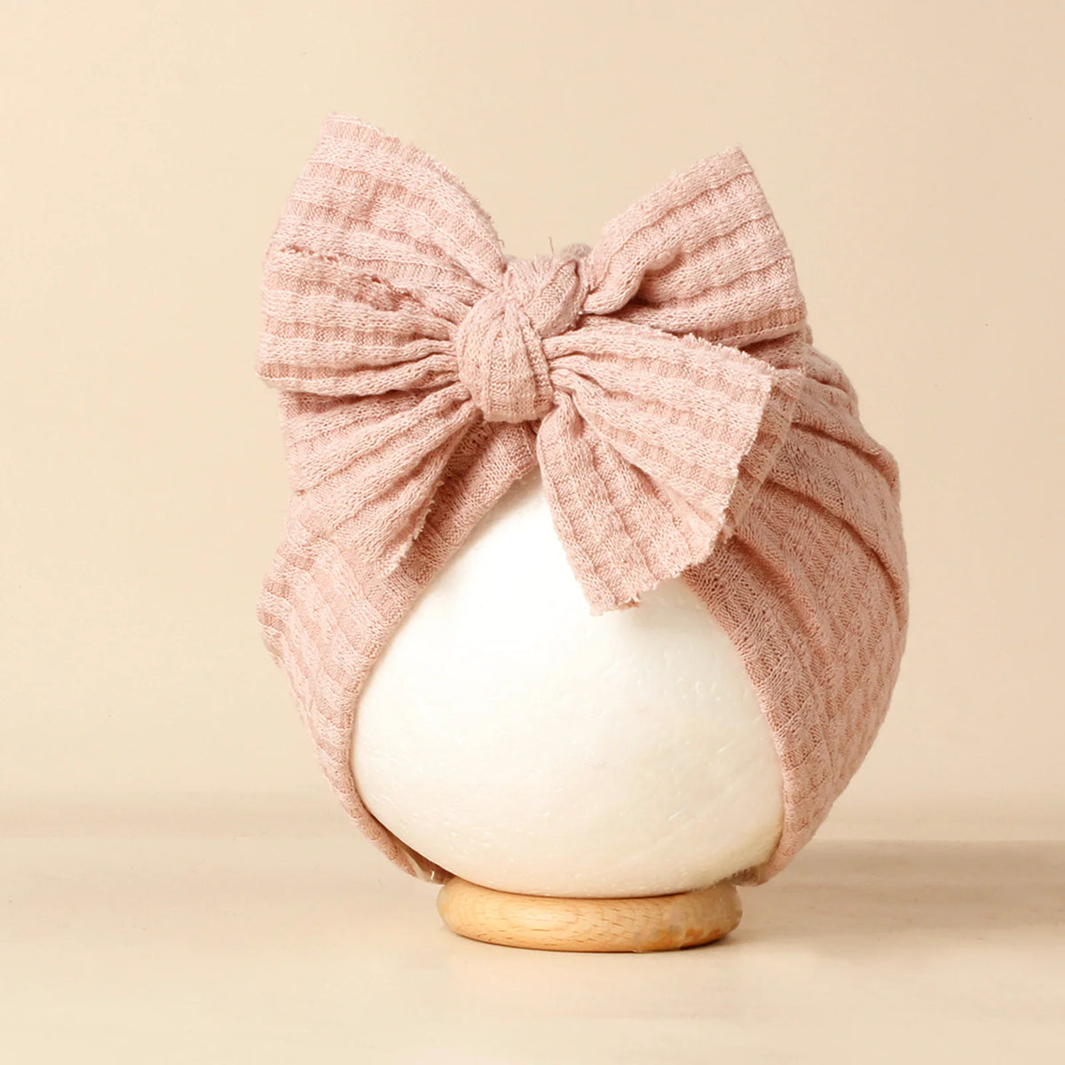 Baby Girl Bow Knit Turban Hat - Soft Newborn Beanie - photo 9