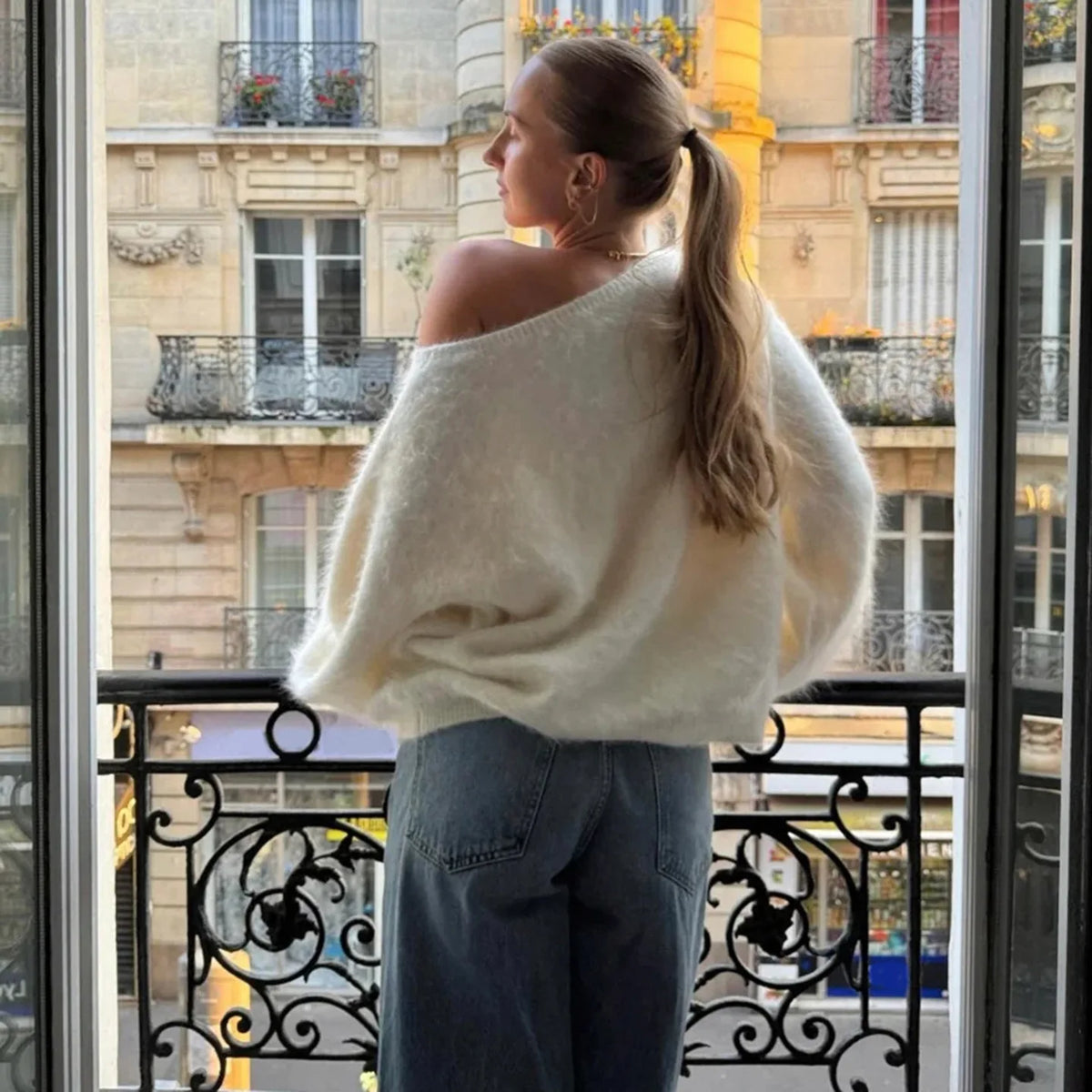 Women's Plush Loose Pullover Sweater