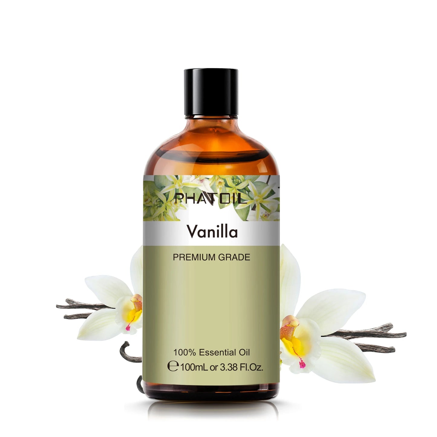 100ml Pure Essential Oil for Diffusers — Aromatherapy (Lavender, Rose, Peppermint & More)
