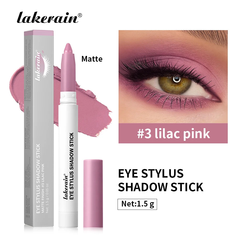 Waterproof Eyeshadow Sticks Long Lasting High Pigmented Shimmer Glitter And Matte Neutral Brown Eyeshadow Pencil Crayon Makeup