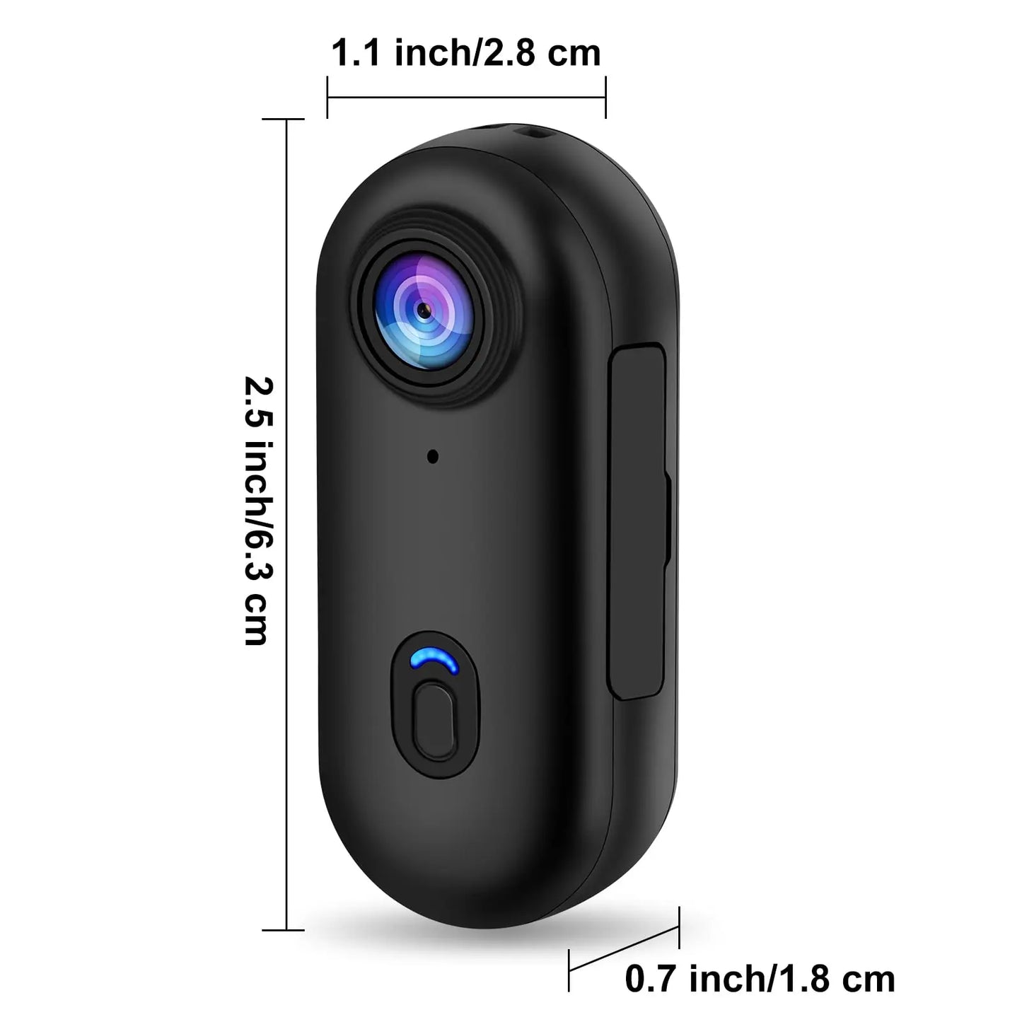 Mini 4K WiFi Action Camera — Magnetic POV Body Cam