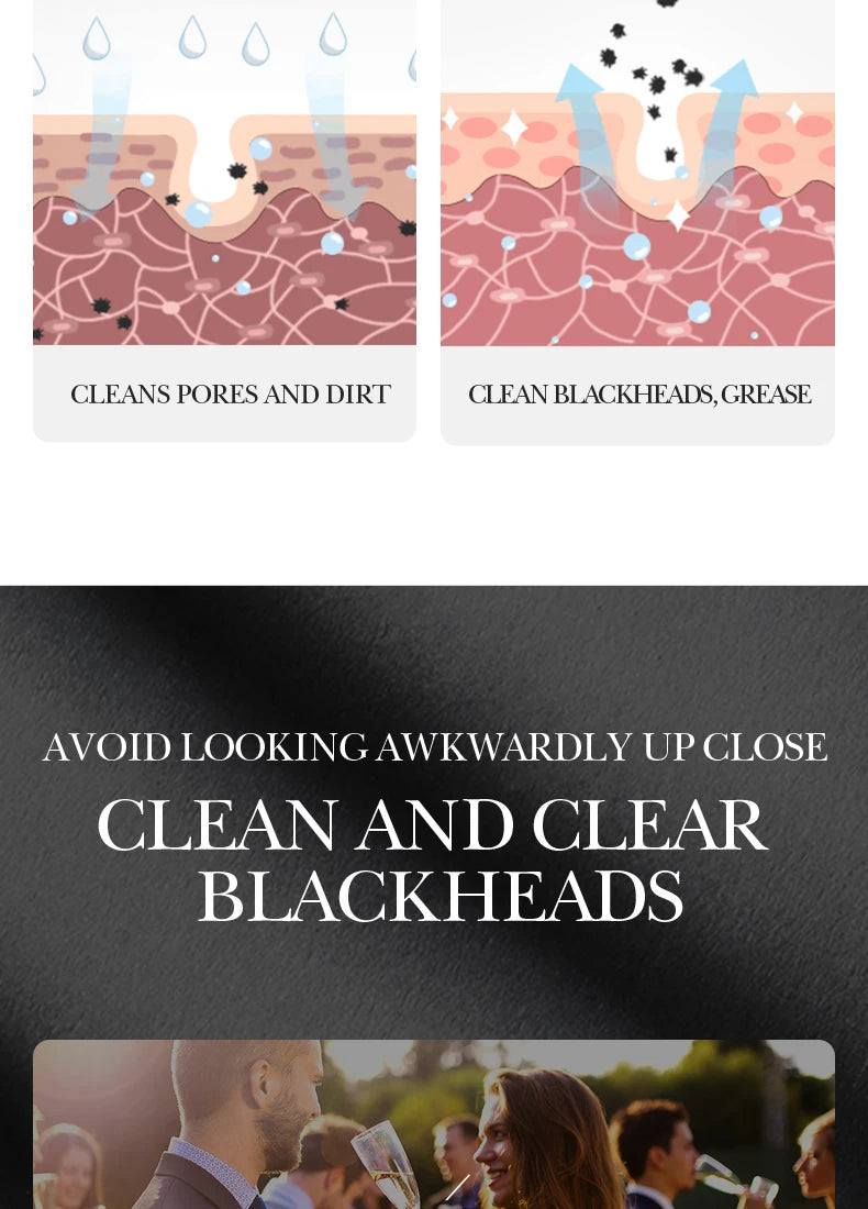 1/3/5/10PCS Bamboo Charcoal Nose Blackhead Remover Mask Deep Cleansing Shrink Pore Mask Skin Care Nose Black Dots Pore Skin Care