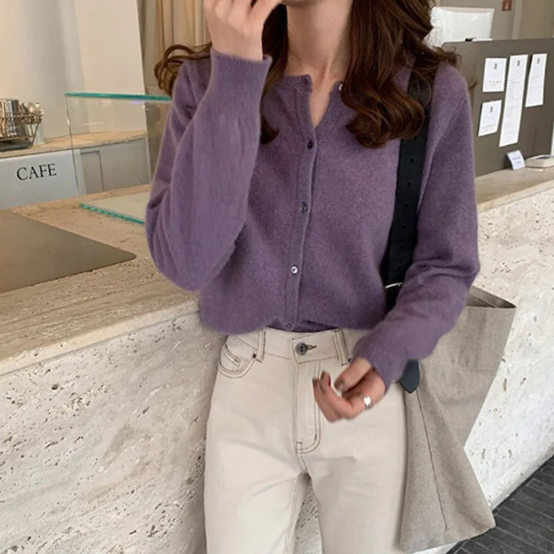 Women's knit cardigan - view 6