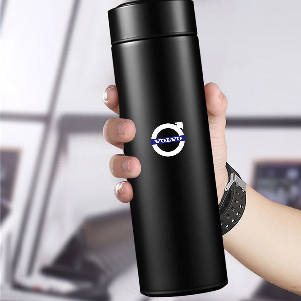 Volvo Smart Thermos Cup – Intelligent Temperature Display Stainless Steel Travel Mug | XC90 S60 XC40 V90