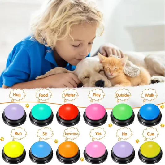 Recordable Dog Talking Buttons - Pet Communication Toy