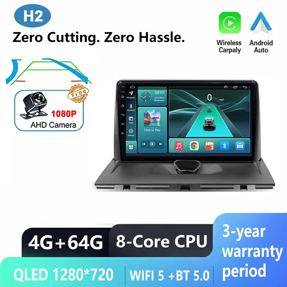 Android 16 Car Radio For Peugeot Expert 2 For Citroen Jumpy For Fiat Scudo For Toyota Proace 2007-2017 WIFI No 2Din Touch Screen