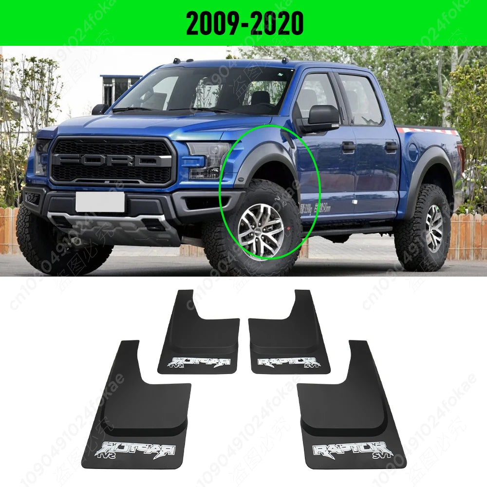 Mud Flaps Splash Guards for Ford F-150 2009–2020 (Front & Rear)