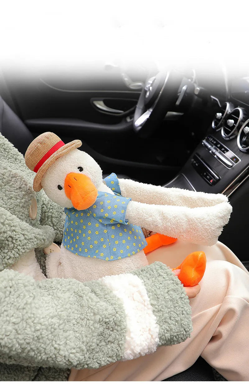 duck Creative  Ass Tissue Box Soft Cartoon Paper Napkin Case Cute Animals Car Paper Boxes Lovely Napkin Holder for Car Seat