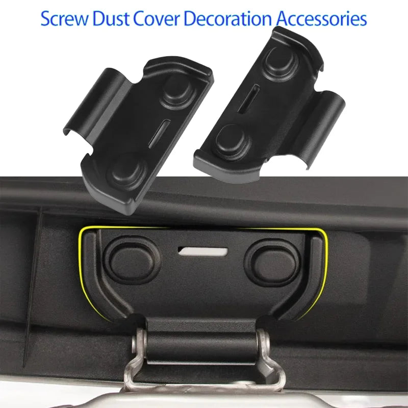 For Toyota Sienna 2021-2024 Retrofitting Electric Tail Door Screw Dust Cover Decorative Accessories Door Screw Protection Cover