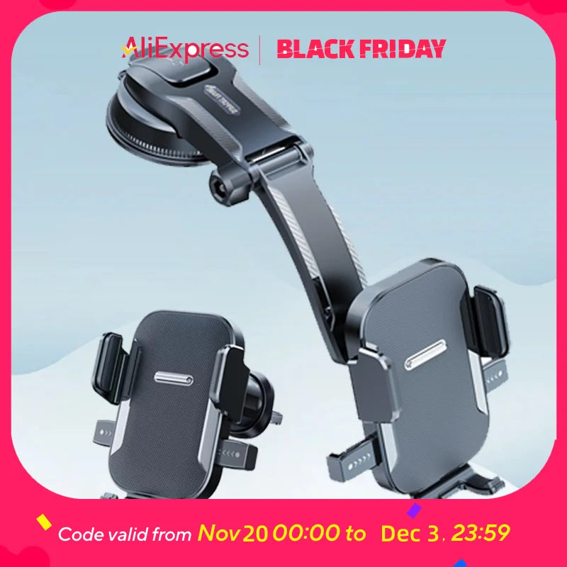 Car Phone Holder – Nano Flexible Silicone, 360° Rotation, Doesn't Block Screen, Compatible with HTC Phones (such as U23).