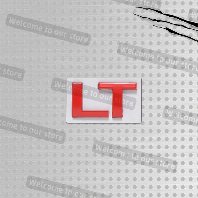 3D Metal Car Styling LS LT Emblem Decals Rear Trunk Body Badge For Captiva Silverado Tahoe ZL1 Suburban Aveo Cruze Accessories