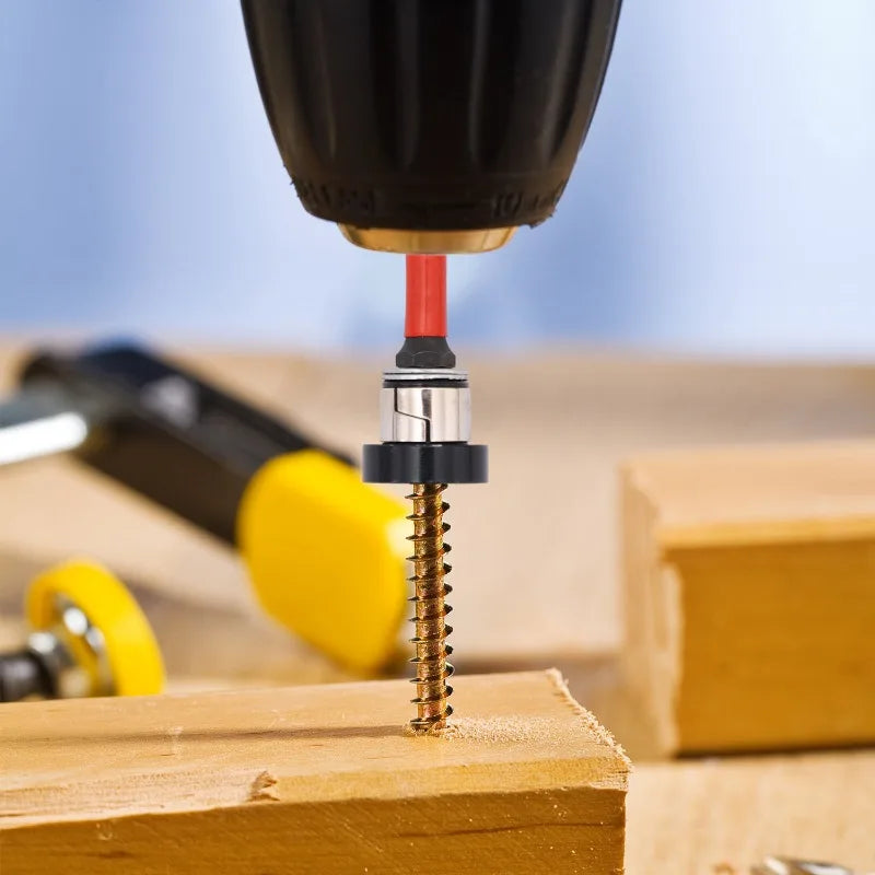 Positioning Screwdriver Bits Steel Magnetic Batch Head For Plasterboard Drywall Locating Batch Head Screws Setter Drilling Tool