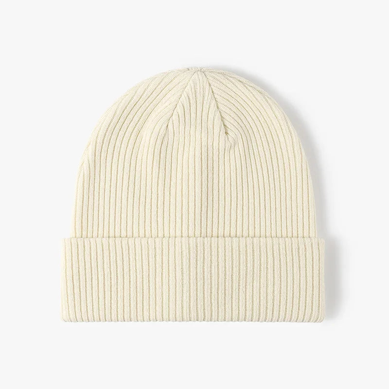 Unisex Classic Knit Beanie - Cuffed Winter Cap in 4 Colors