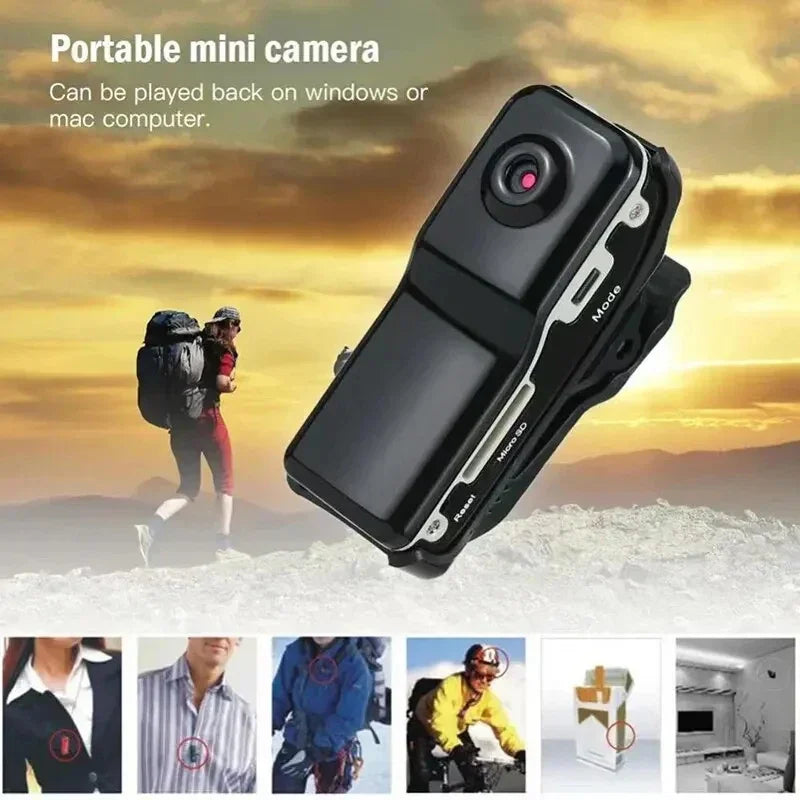 4K Mini DV Sports Camera — Portable Body Cam & Car DVR