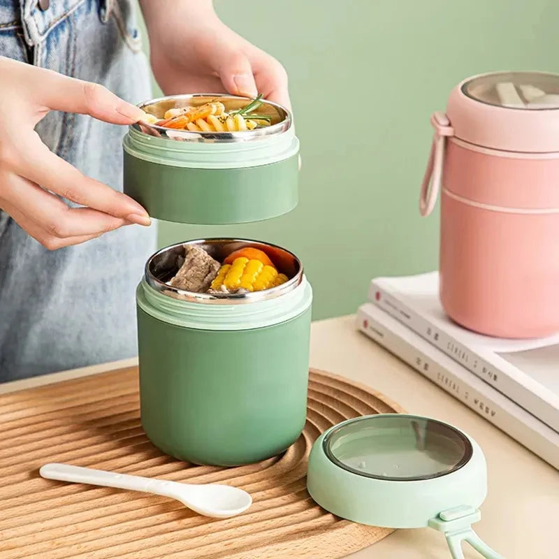 Insulated Food Jar 530ml or 710ml - Stainless Steel Soup Cup for Hot Meals