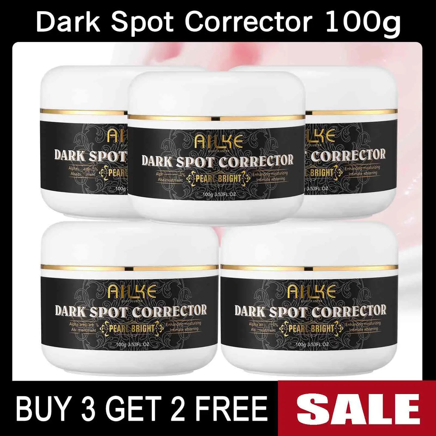 AILKE Collagen Women Skin Care Set, Moisturizing, Whitening, Remove Freckles, Dark Spots, Black Spots, Skin Lightening Kit