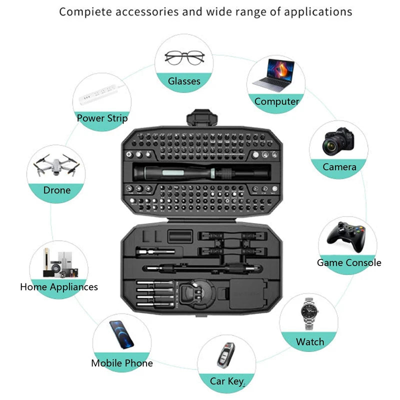 152 in 1 magnetic mini precision screwdriver Set Laptop Tool Kit Professional Computer Screwdriver Repair Screwdriver