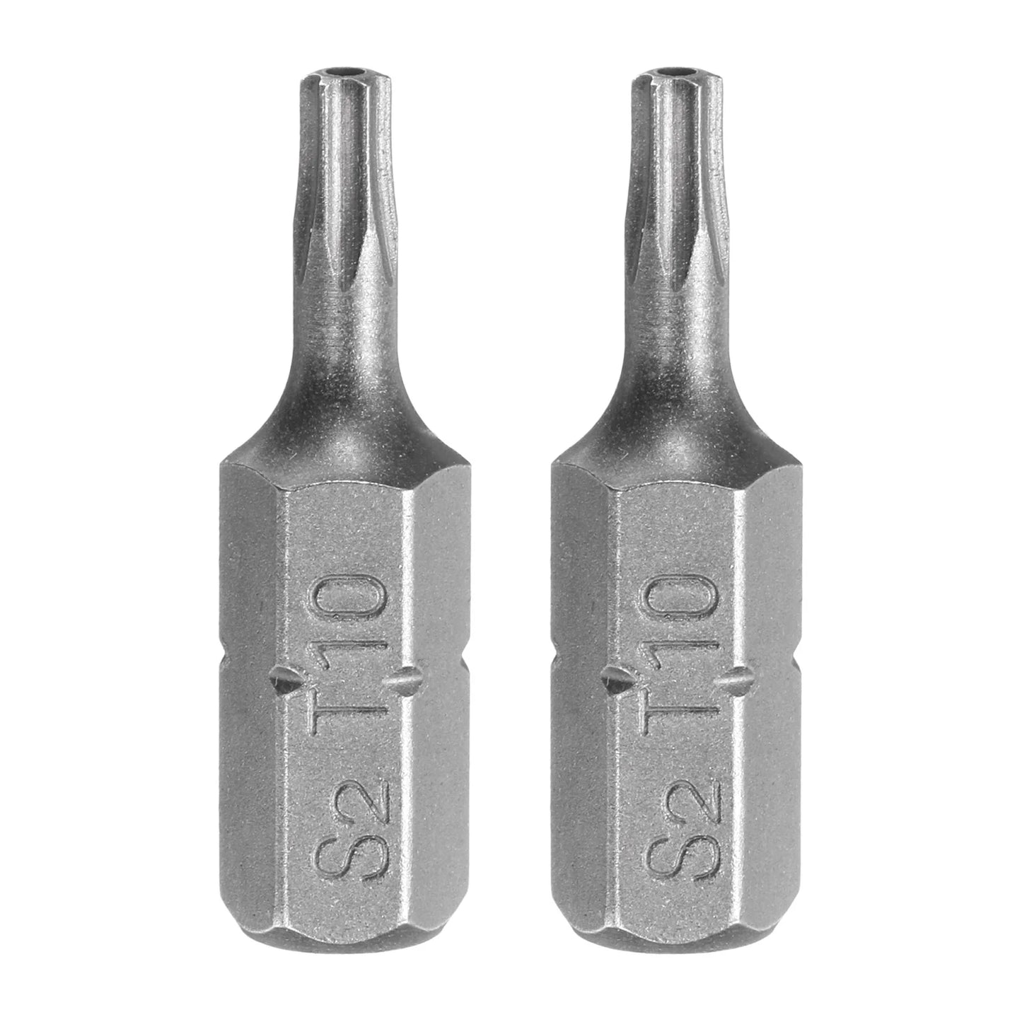 2/5/10pcs T6 T8 T10 T15 T20 T25 T27 T30 T40 Torx Screwdriver Bit 1/4" Hex Shank 25mm S2 Star Head Hex Security Screw Driver Bits