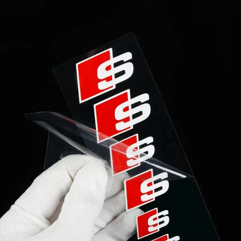 Brake Caliper Decals — Heat-Resistant Waterproof Stickers (6-Pack)