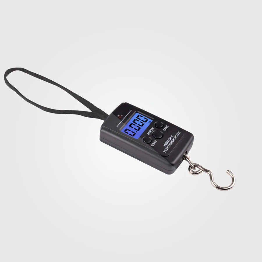 40kg Multifunctional Mini Electronic Digital Portable Hanging Scale Weighs Tool for Fishing Luggage Suitcase Travel Hook Scales