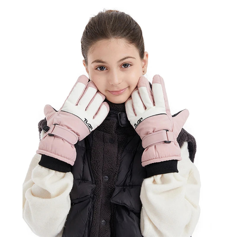 Kids Snow Gloves - Anti-Slip Winter Ski Gloves for Boys and Girls - photo 3