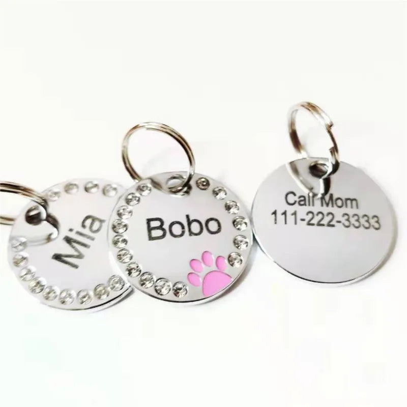Custom Engraved Dog Tag - Stainless Steel Address & Name Tag – photo 6