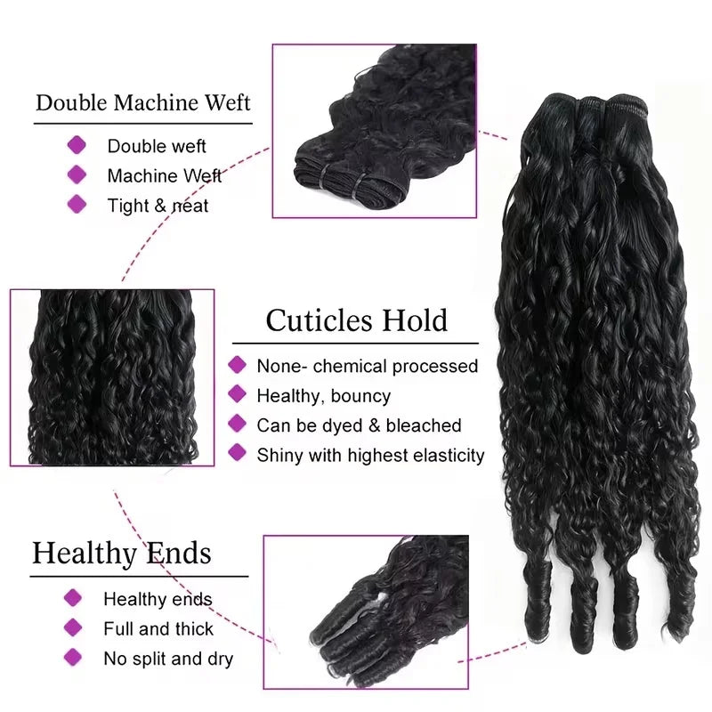 Burmese Curly Human Hair Bundles Human Hair Quality Deep Wave Raw Hair Weave Bundles Double Drawn Vietnamese Hair Extension