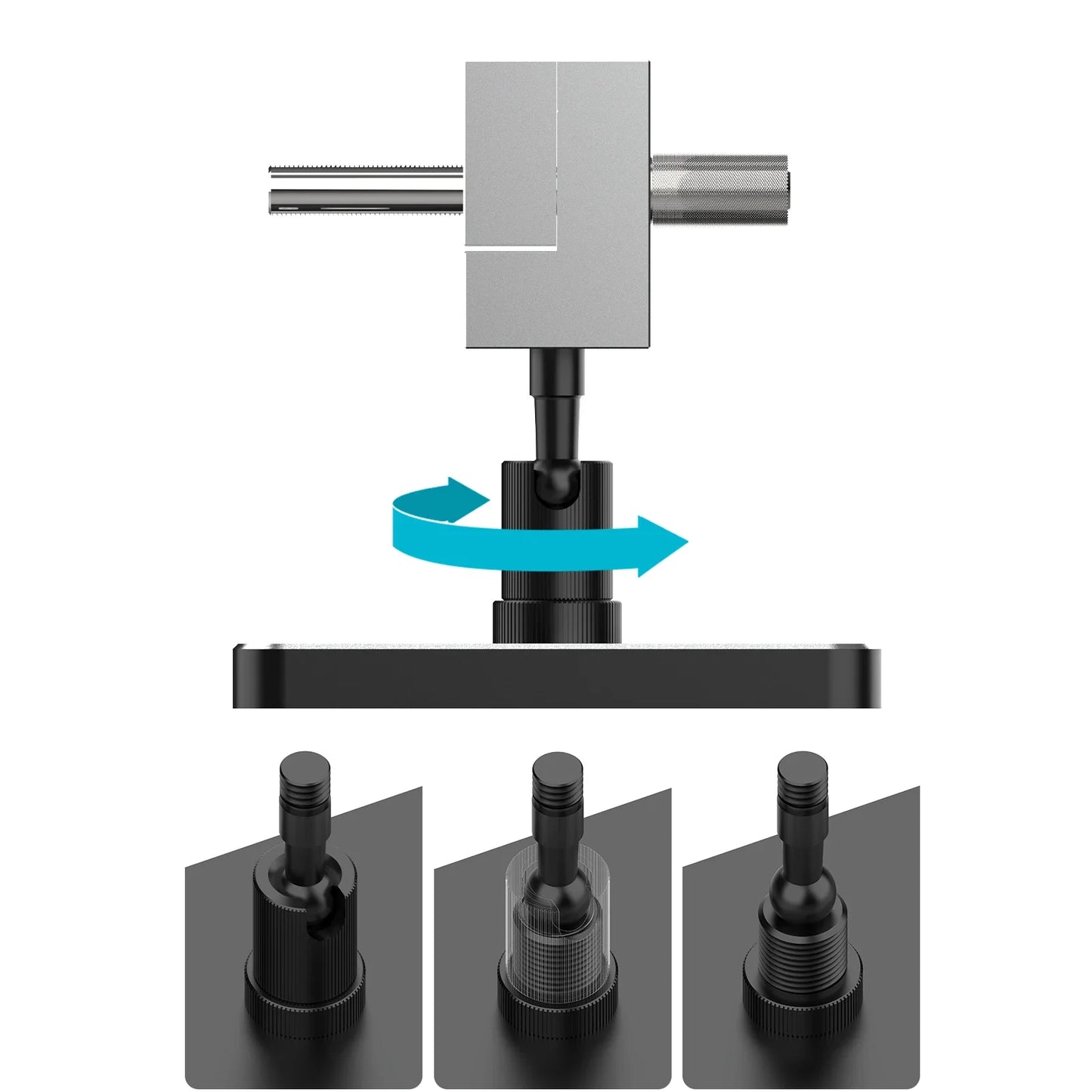 MAZHA T0010 2 in 1 Mini Portable Table Vise Compact Adjustable Clamp for Modeling Hobby DIY Precision Tool Accessories