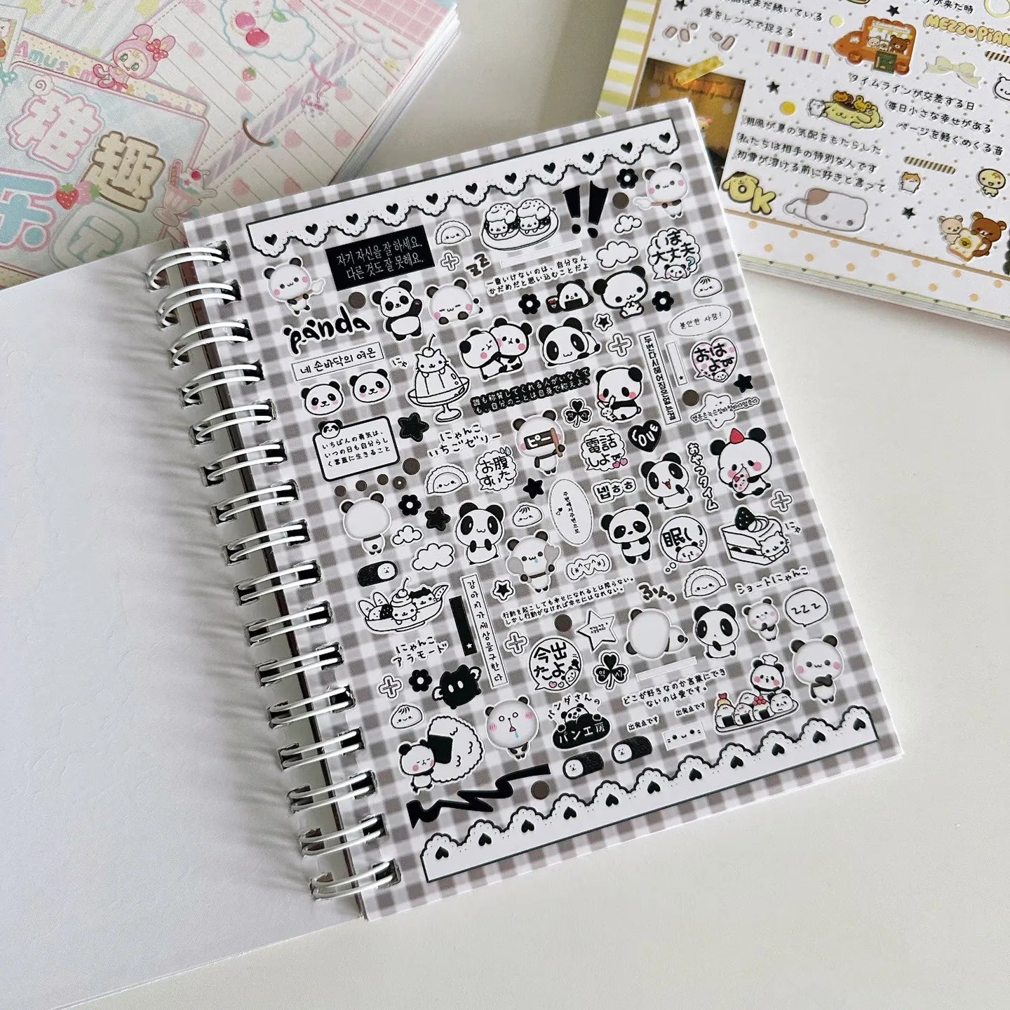 Kawaii 32 Sheets Kpop Stickers Book Decorative Journal Material Kids Gift School Stationery