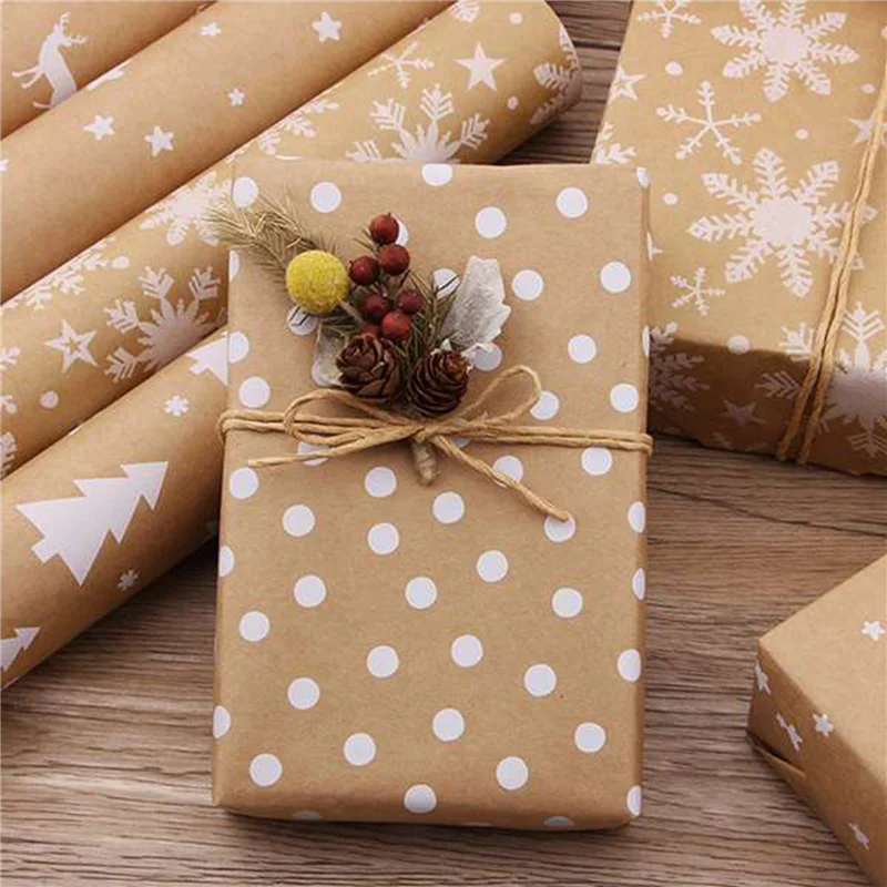 AA81-Wrapping Paper Sheets,For Christmas Birthday Party Wrapping Paper Set Of 15 Gift Wrap Papers,Present Gift Wrapping Paper