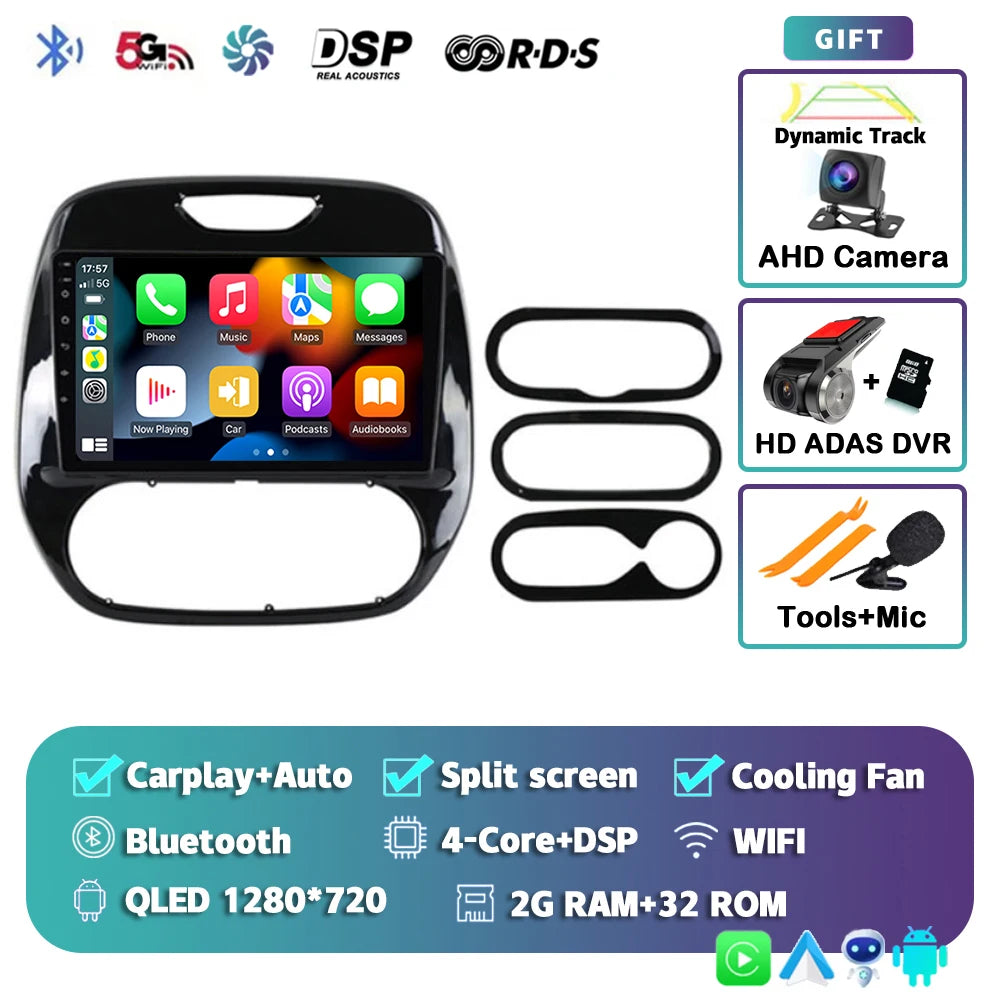 Android 15 Car Radio For Renault Kaptur Captur Clio Samsung QM3 2026 2026 2026 2026 Wireless Carplay multimedia Android Auto 4G