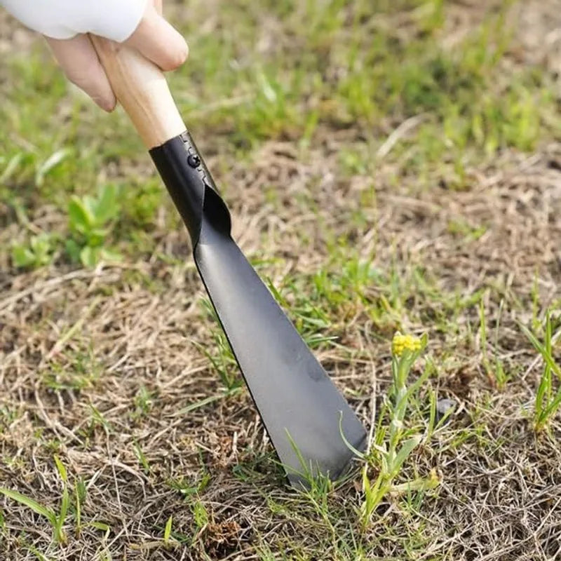 MMAlto Metal Garden Hand Shovel & Trowel Set – Flat & Sharp Head | Stainless Steel | Digging, Planting, Transplanting & Weeding Tool | 32cm
