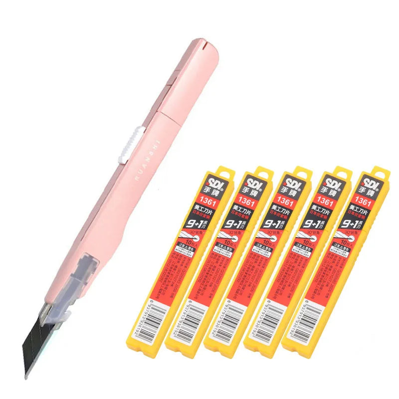 Vinyl Utility Knife Anti Shaking Car Stickers Decals Blade Cutter Knife PPF Film Window Tint Craft Cutting Line Paper DIY Tool