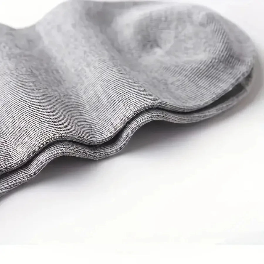 10-Pair Thin Ankle Socks - Breathable & Sweat-Absorbing