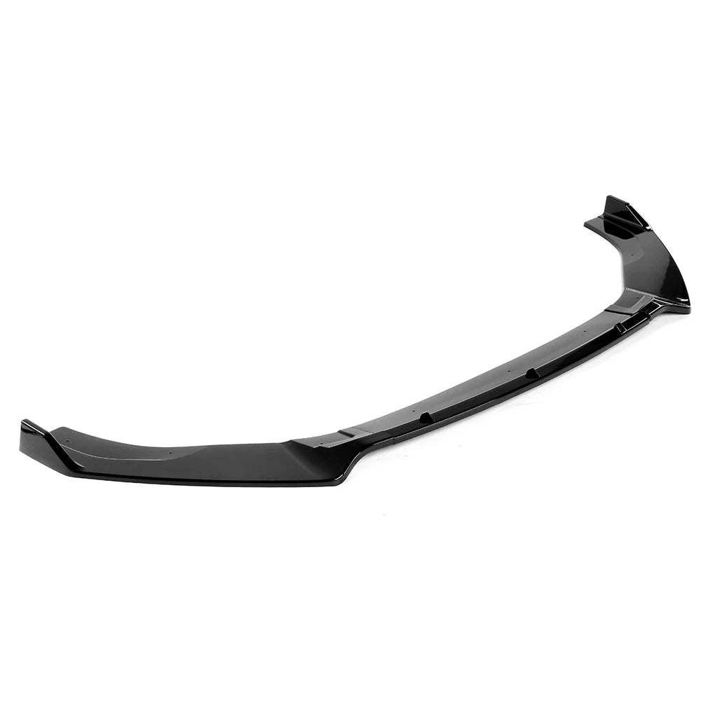 1 Set Car Front Bumper Three-Section Lip Splitter Spoiler Durable Gloss Black For Golf MK7 MK7.5 GTI R GTD ALL Models 2026-2026