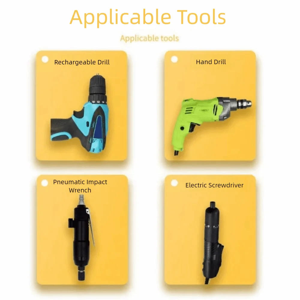 Tool Parts S2 Steel Hex Head Allen Wrench 1/4 Inch 100mm Length Hex Key Screwdriver 1.5-12mm Screwdriver Bits DIY Projects