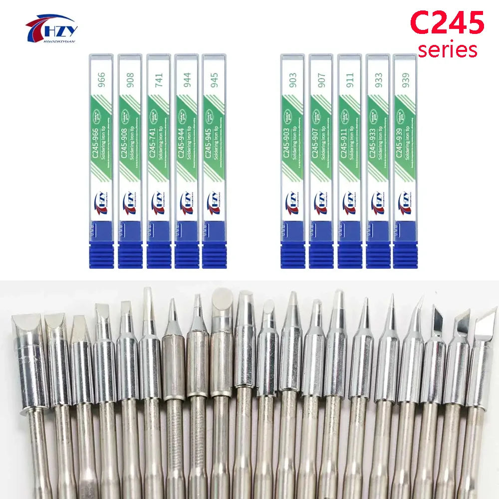 OEM C245 Series Soldering Iron Tip 773/774/710/912/766/931/966Tips Universal T245 Handle for T245 Soldering Station Phone Repair