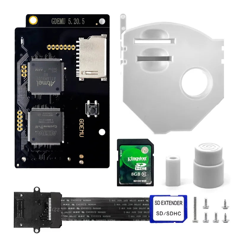 GDEMU V5.20.5 For SEGA Dreamcast Optical Drive Emulation Board and Remote Card Mount Kit DC Console GDU DC VA1 Gdemu Board
