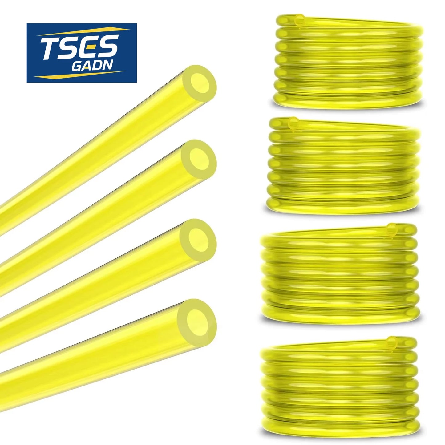 TSES 2~5Pcs Fuel Line Hose Gas Pipe Tubing 4 Sizes For String Trimmer Chainsaw Blower Lawn Mower and other Power Tools