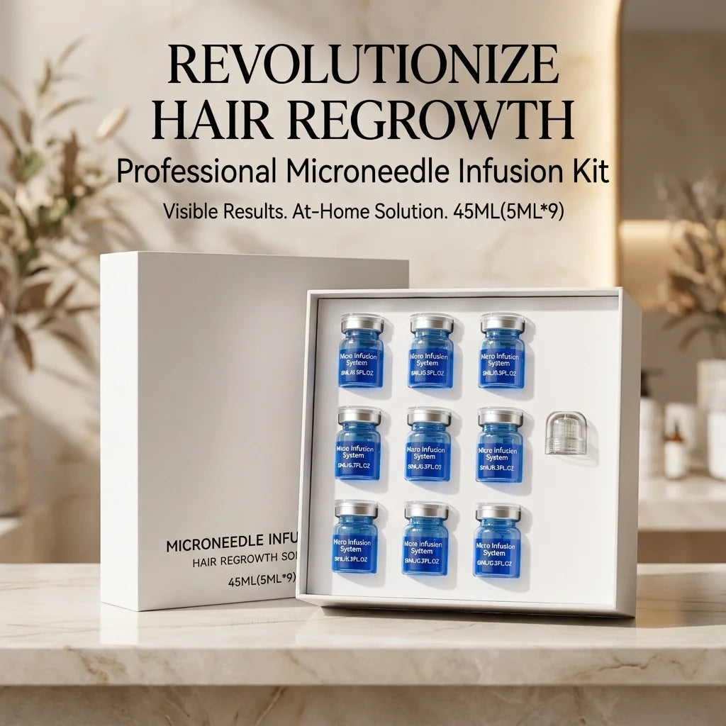Scalp Care Kit with Derma Roller & Nourishing Serum
