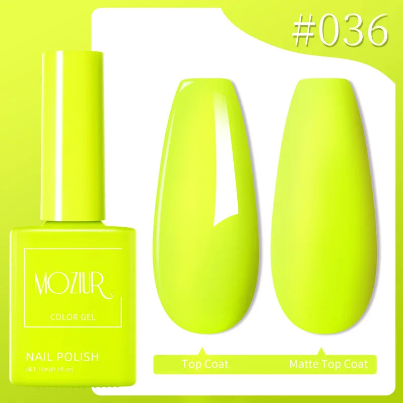 Colorful Hot Sale Uv Gel Nail Polish Set Soak Off Gel Nail Polish 15ml Professional Nail Gel Polishes